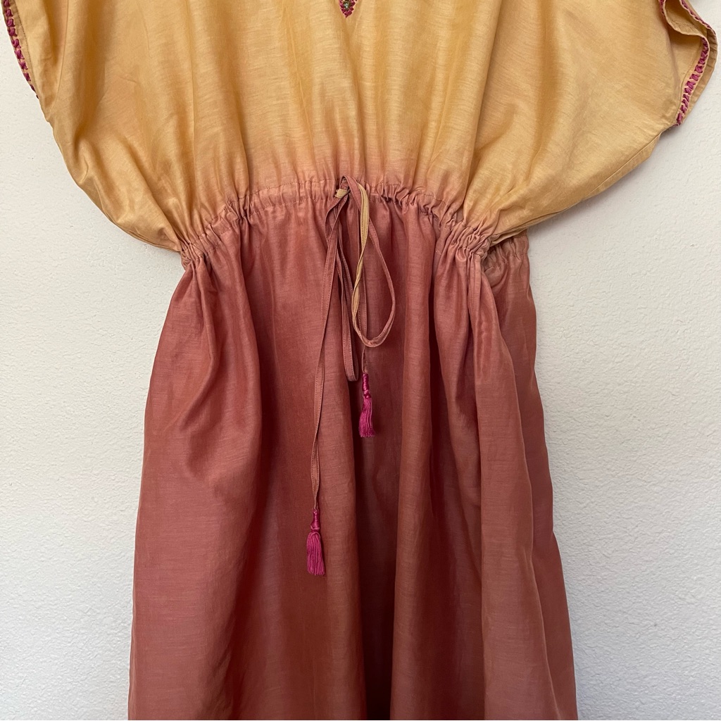 Matta V-Neck Embroidery Mini Bohemia Festival Dress — image 3 of 8